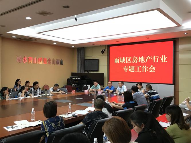 雨城区举办房地产行业专题工作会